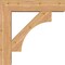 Ekena Millwork Westlake Block Smooth Bracket w/ Offset Brace, Western Red Cedar, 7 1/2"W x 32"D x 32"H BKT0806X32X32WTL05SWR - alternate 3